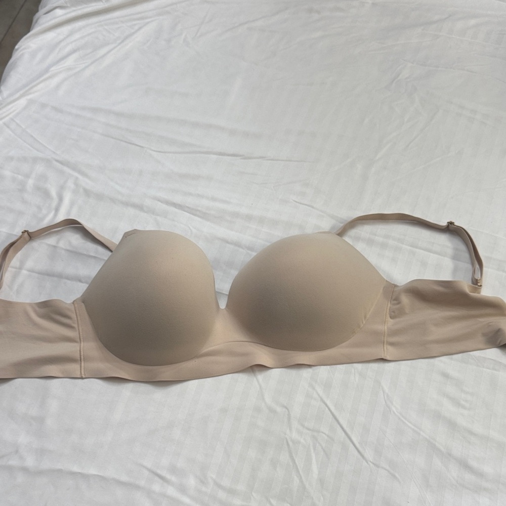 Victoria's Secret Beige Strapless Bra